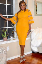 Load image into Gallery viewer, Sunny Ann Mustard Color Dress | Bright & Stylish Look