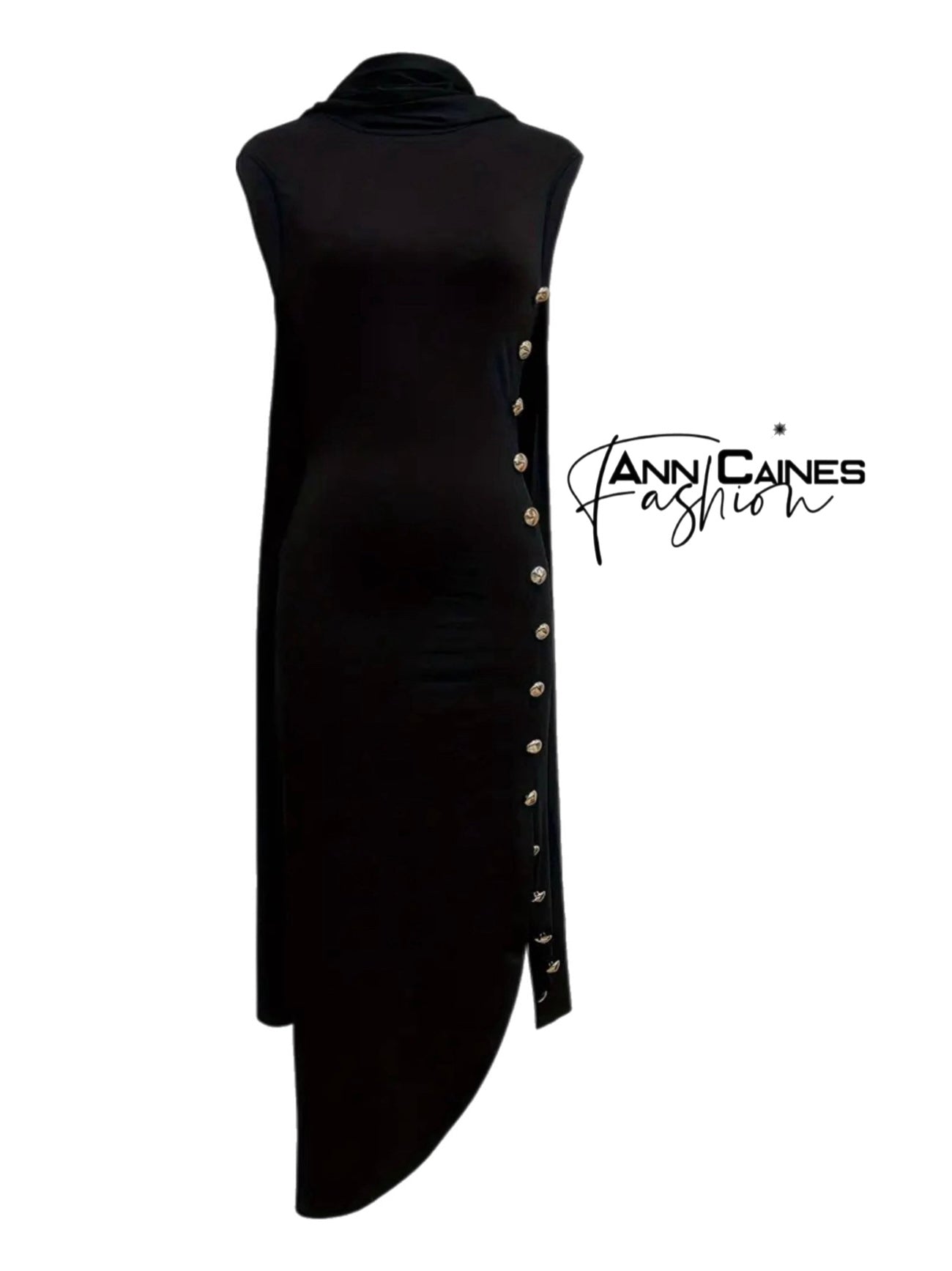 Black Modest Dress