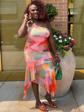 Load image into Gallery viewer, Tropical Ann Dress | Chic &amp; Comfortable Attire
