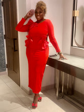 Load image into Gallery viewer, Scarlet Ann 3 Bows Backless Dress | Stylish &amp; Elegant Look
