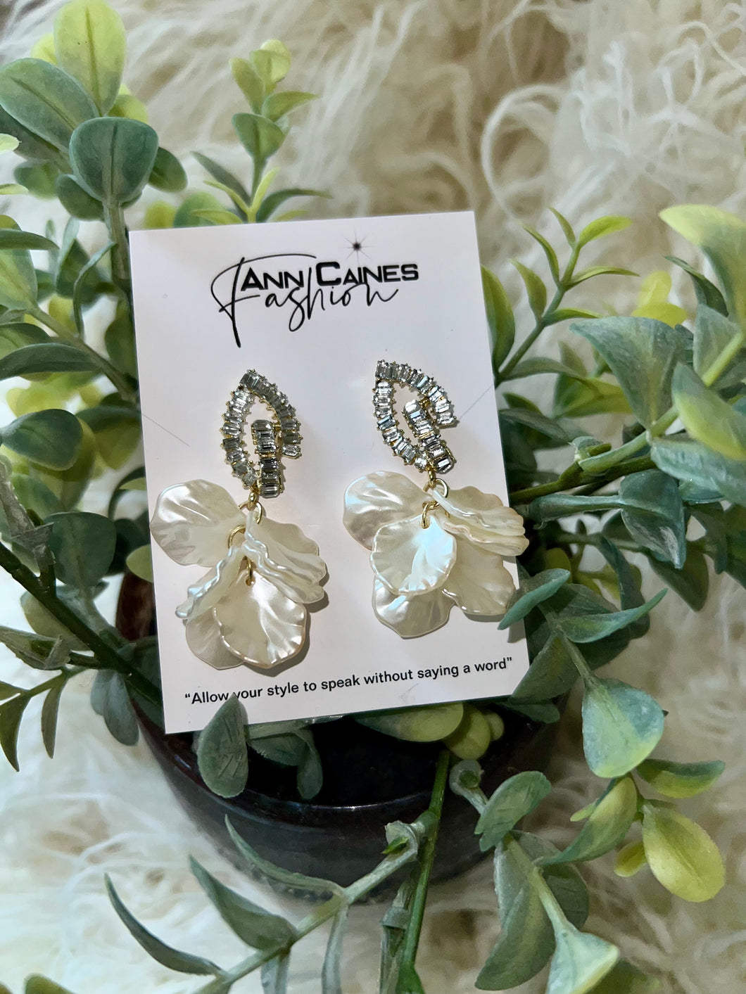 Flower Shell Earrings