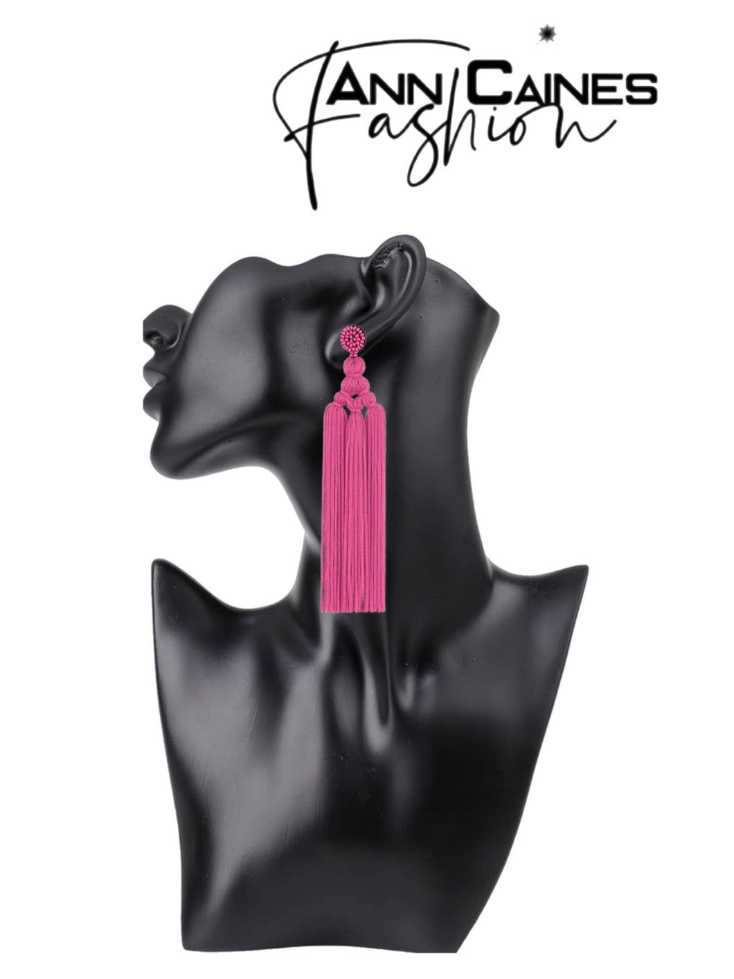 Rose Tassel Earrings