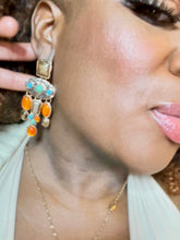 Load image into Gallery viewer, Vintage Stone Earrings | Elegant &amp; Classic Jewelry
