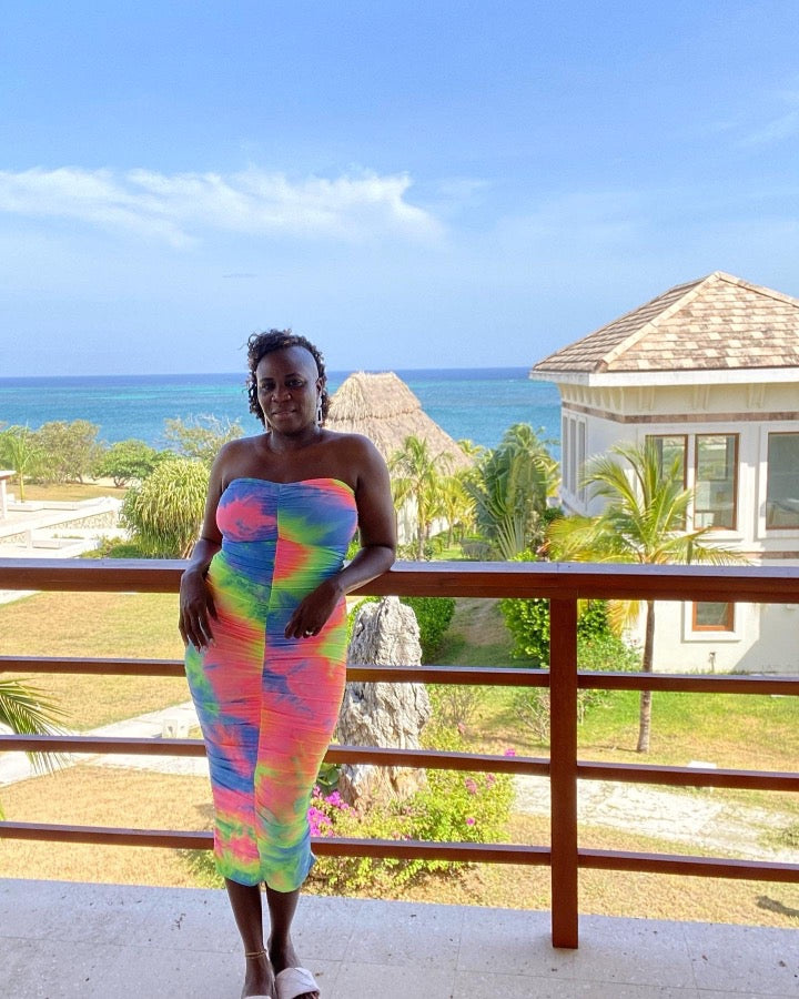 Swizzle Rose Dress | Elegant & Modern Style