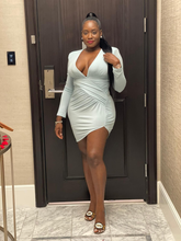 Load image into Gallery viewer, Mint Rose Dress | Elegant and Fresh Style
