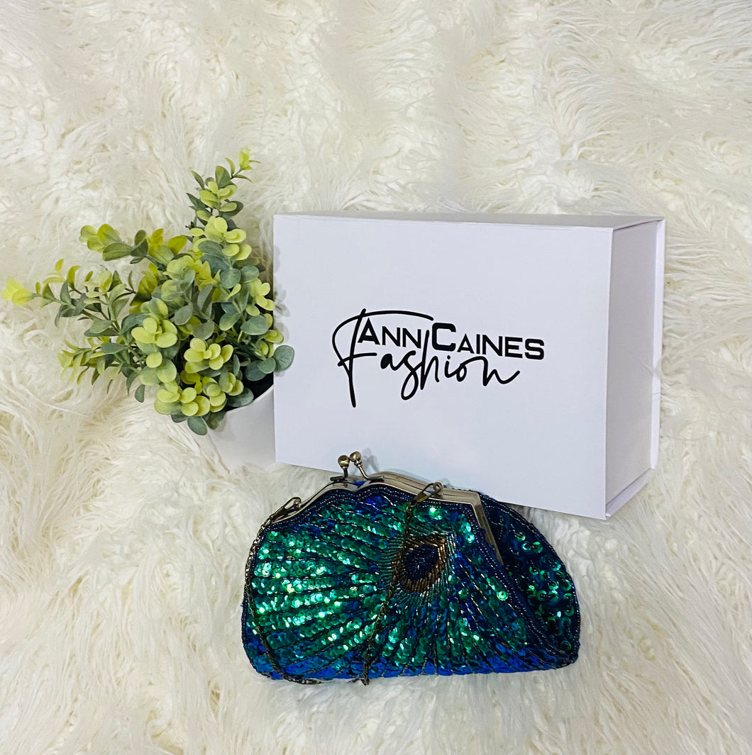 Peacock Clutch