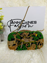 Load image into Gallery viewer, Rain Forest Crystal Purse
