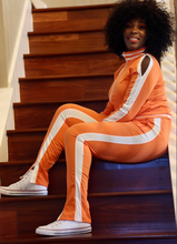 Load image into Gallery viewer, Comfy Kay Orange Set | Casual &amp; Sporty Everyday Wear
