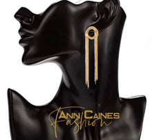 Load image into Gallery viewer, ong Chain Tassel Earring | Elegant and Stylish Jewelry
