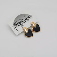 Load image into Gallery viewer, Black Stone Earrings | Bold &amp; Stylish Jewelry
