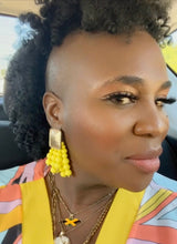 Load image into Gallery viewer, Yellow Bead Earrings | Bright &amp; Elegant Jewelry
