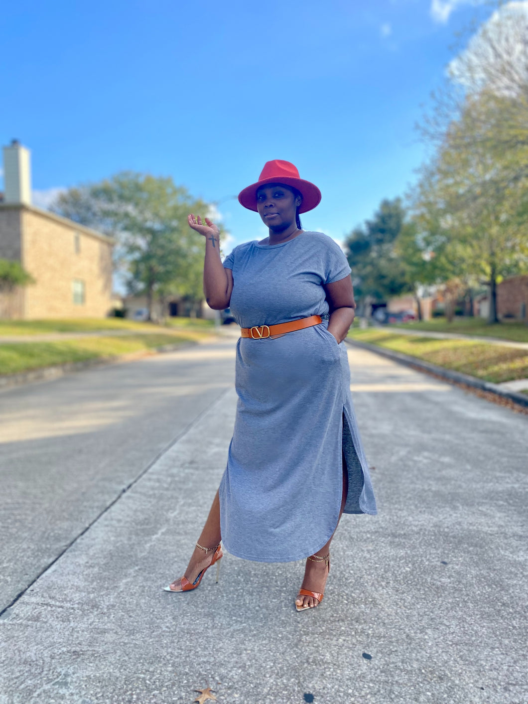 Merry Merle Grey Dress | Chic and Elegant Dress