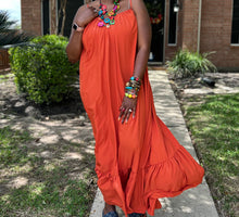 Load image into Gallery viewer, Blooming Rose Maxi Dress | Elegant &amp; Romantic Style
