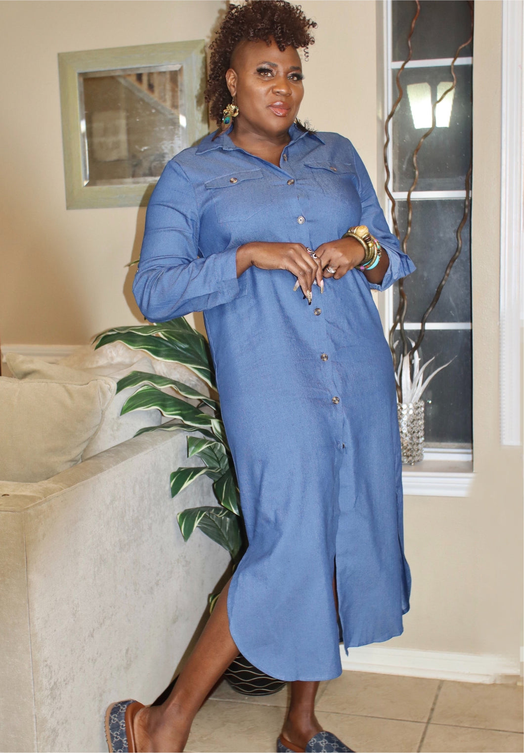Beautiful Dimple Maxi Dress | Graceful & Flowy Style