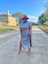 Load image into Gallery viewer, Merry Merle Grey Dress | Chic and Elegant Dress
