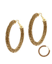 Load image into Gallery viewer, Rhinestone Hoop Earring | Glamorous and Stylish Jewelry
