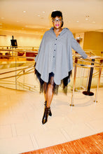 Load image into Gallery viewer, Beauty Tam Mesh Shirt Dress | Stylish &amp; Versatile Look
