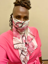 Load image into Gallery viewer, Floral Mask-Scarf Pink | Stylish Protection for Everyday Wear
