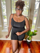 Load image into Gallery viewer, Casual Mo Black Romper | Cozy &amp; Stylish Comfort
