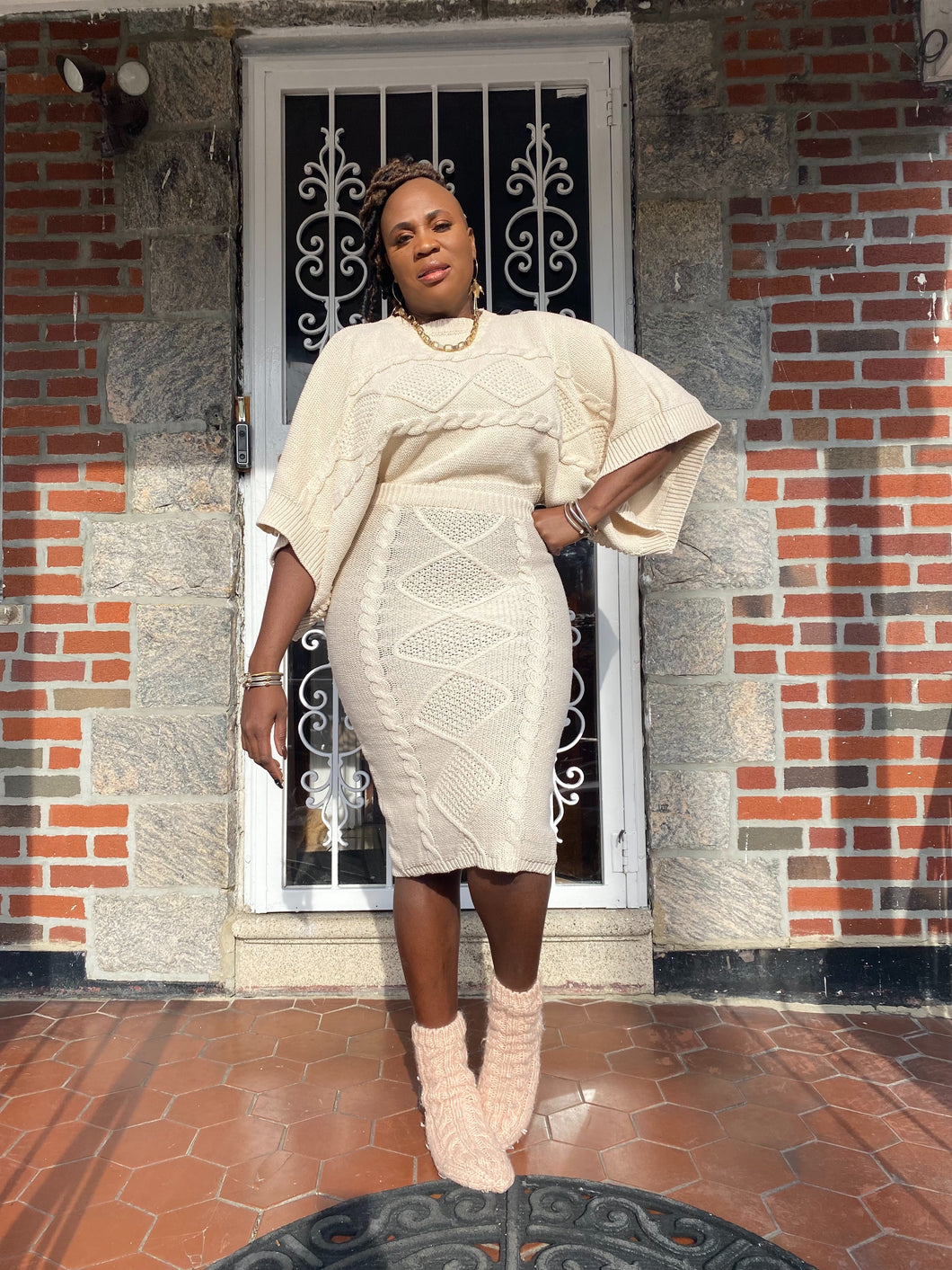 Sauntering Momo Sweater Skirt Set | Cozy & Stylish Outfit