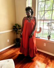 Load image into Gallery viewer, Blooming Rose Maxi Dress | Elegant &amp; Romantic Style
