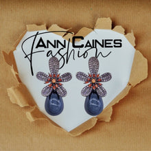 Load image into Gallery viewer, Tear Drop Flower Earrings | Elegant &amp; Feminine Jewelry
