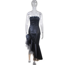Load image into Gallery viewer, Baddie K PU Leather Dress | Bold &amp; Chic Look

